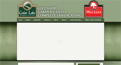 Desktop Screenshot of cedarlakegardens.com